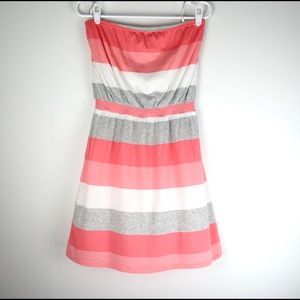Banana Republic Strapless Striped Dress